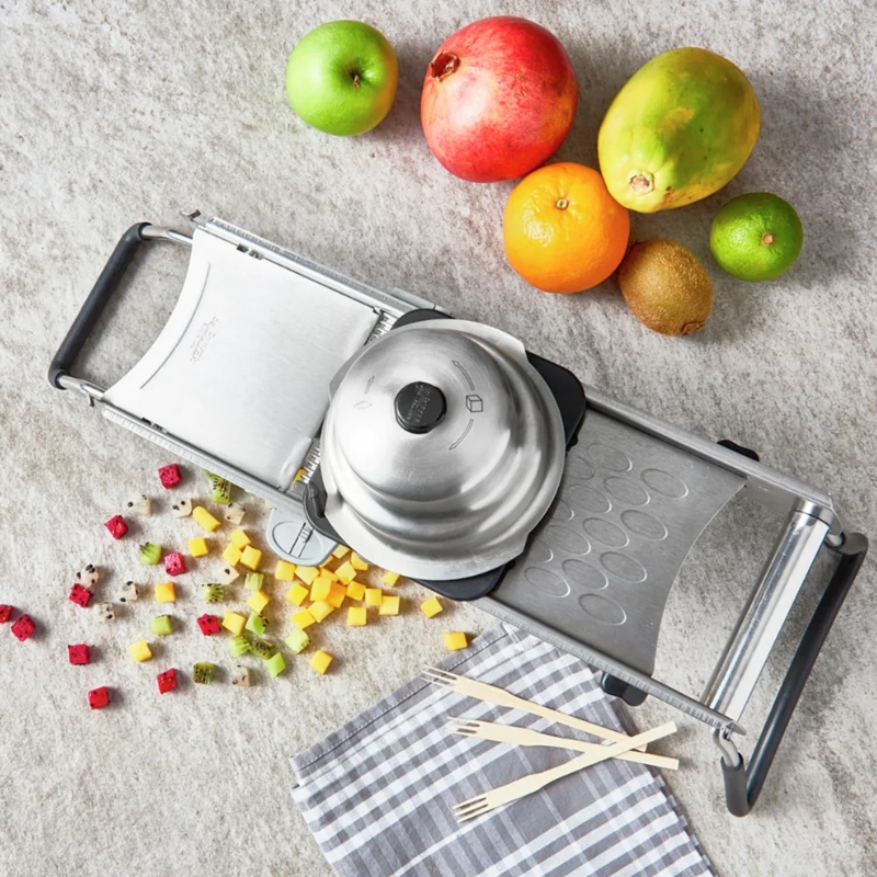 De Buyer Lame di Ricambio con Custodia per Mandolina Revolution - immagine 3