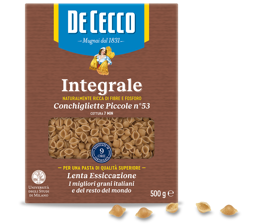 DE CECCO CONCHIGLIETTE PICCOLE N. 53 INTEGRALI 500 GR - immagine 2