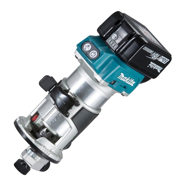 MAKITA RIFILATORE FRESATRICE A BATTERIA 18V mod DRT50RTJX2 COMPLETA NUOVA - immagine 2
