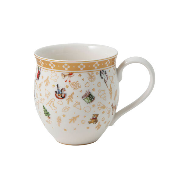Villeroy & Boch Toy’s Delight tazza con manico, edizione anniversario, multicolore/oro/bianca, 440 ml - immagine 2