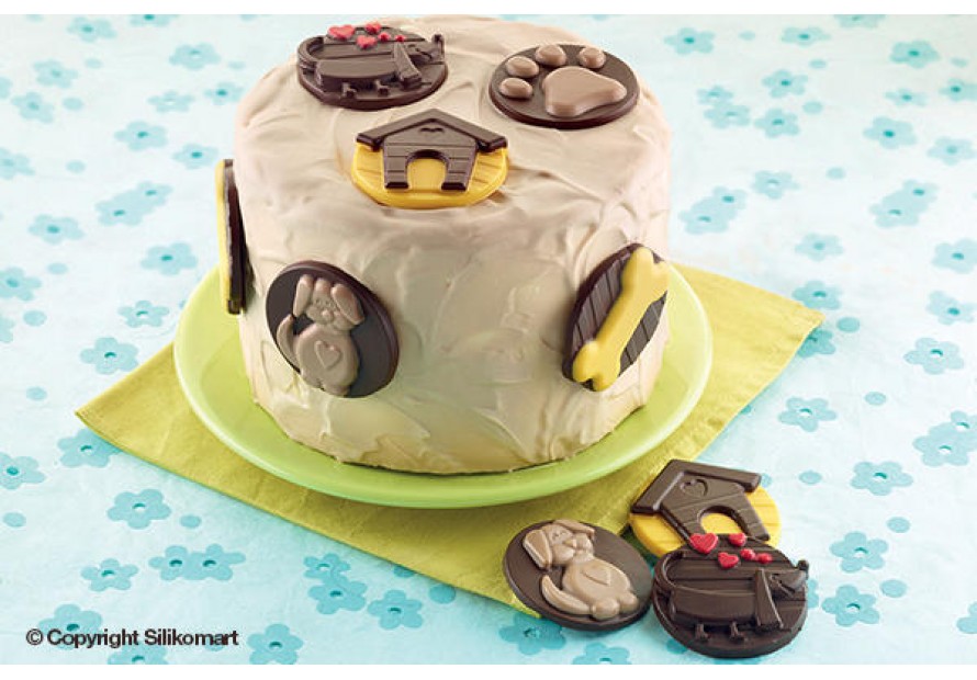 Stampo in Silicone “Puppy Tags” – Cioccolatini o Biscottini dedicati ai Cani - immagine 3