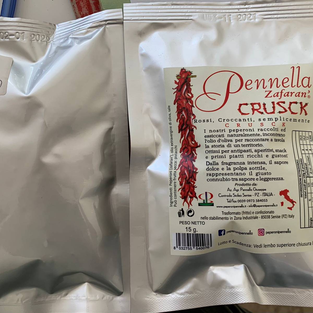 Peperone Dolce Zafaran’ Crusck (fritto) in Busta - immagine 2