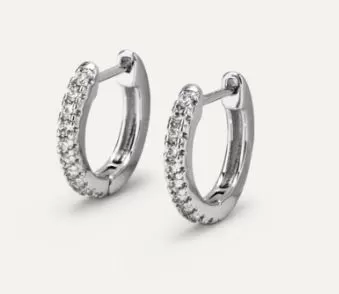 Orecchini a cerchio Marta Argento – Veramè - immagine 2