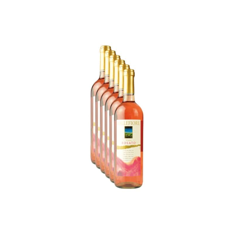 Vino Rosato Caviro Vallefiore 6 Bottiglie - immagine 2