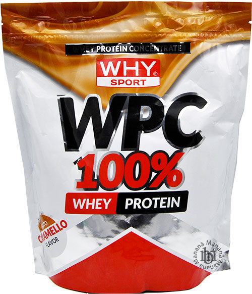 Why Sport WPC 100% Whey Caramello 1 Kg. - immagine 2