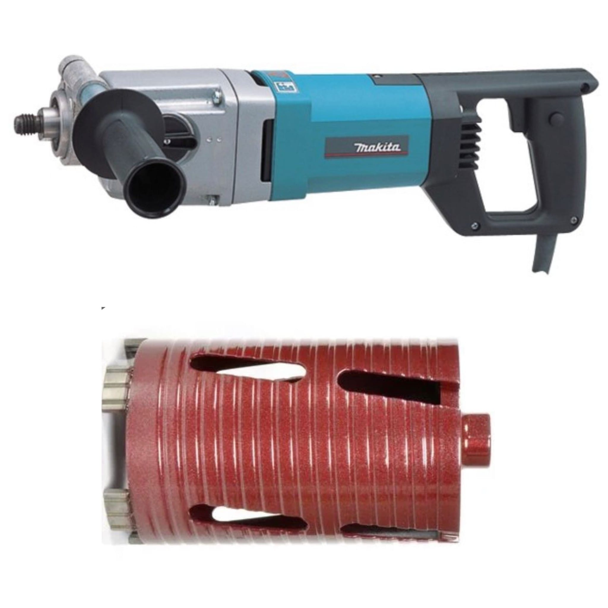 Makita DBM130 CAROTATRICE A SECCO 1700W + CAROTA MONTOLIT 202MM MONTAGGIO UNICO - immagine 2