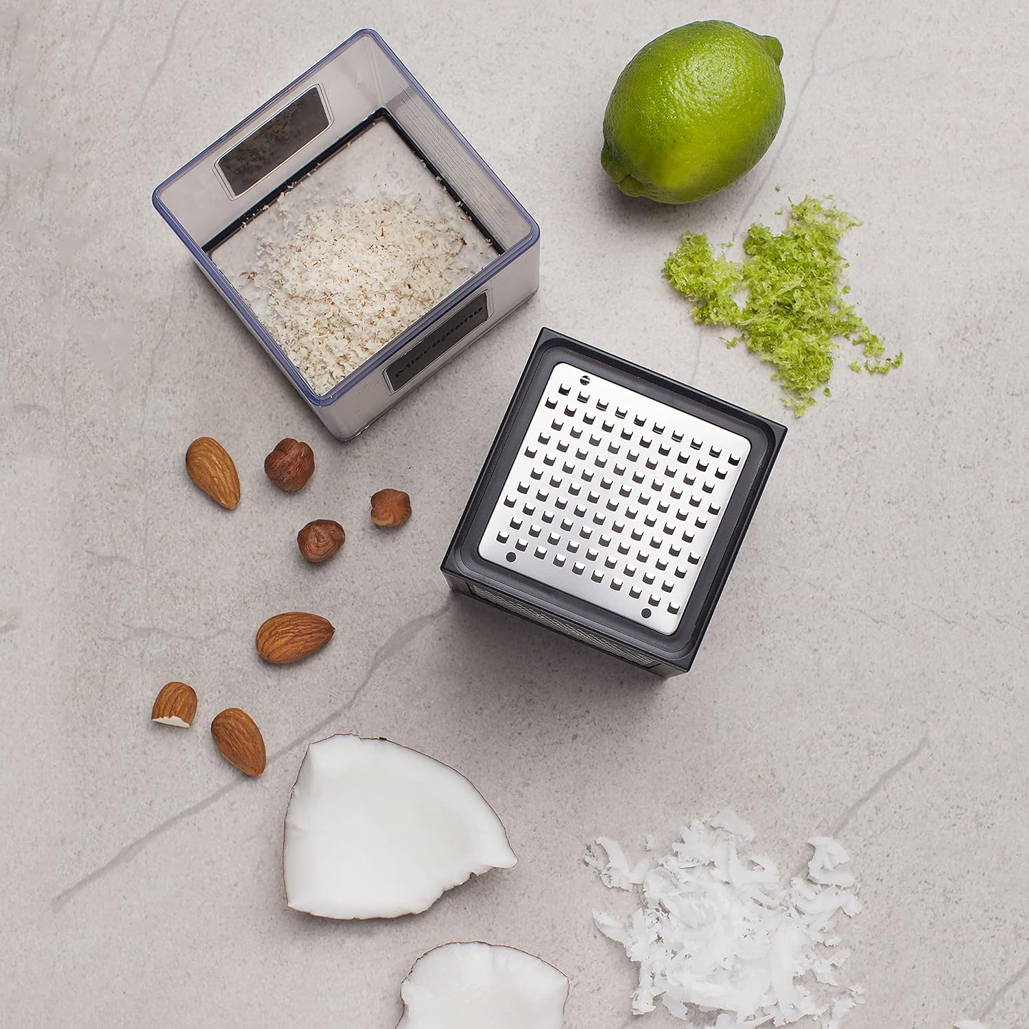 Grattugia “Cube” 3 Facce Microplane – nera - immagine 7